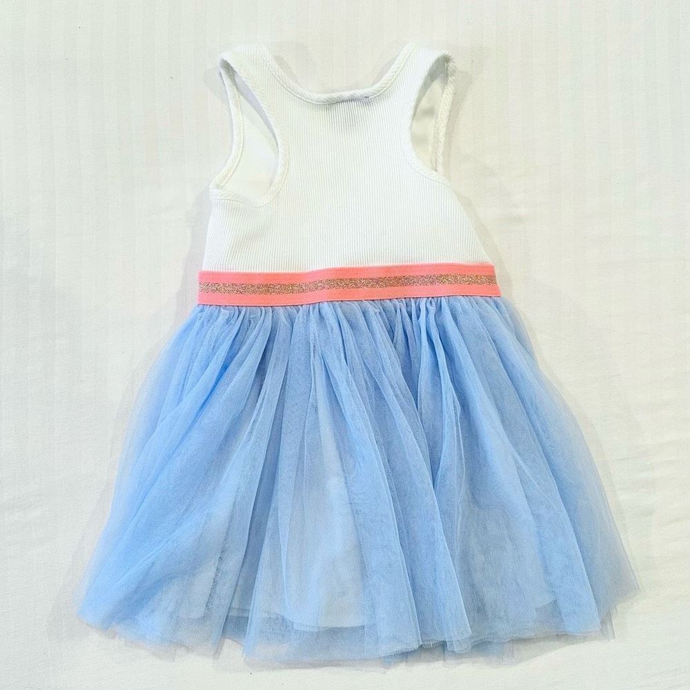 2T Girls Sequins Tulle LOVE Valentines Dress - Picture 5 of 8